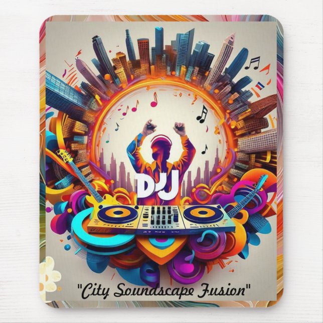 "City Beats in Harmony" Mousepad (Vorne)