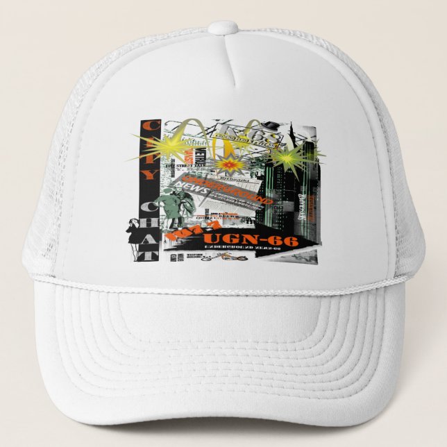 City Chat Hat Truckerkappe (Vorderseite)