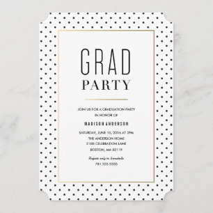 City Chic Graduation Invitation