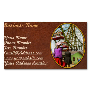 City - Chicago,IL - The first Ferris Wheel 1893 Magnetische Visitenkarte
