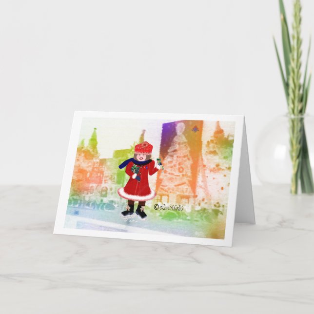 City Christmas LeeMarie's Creative Design Card Karte (Vorderseite)