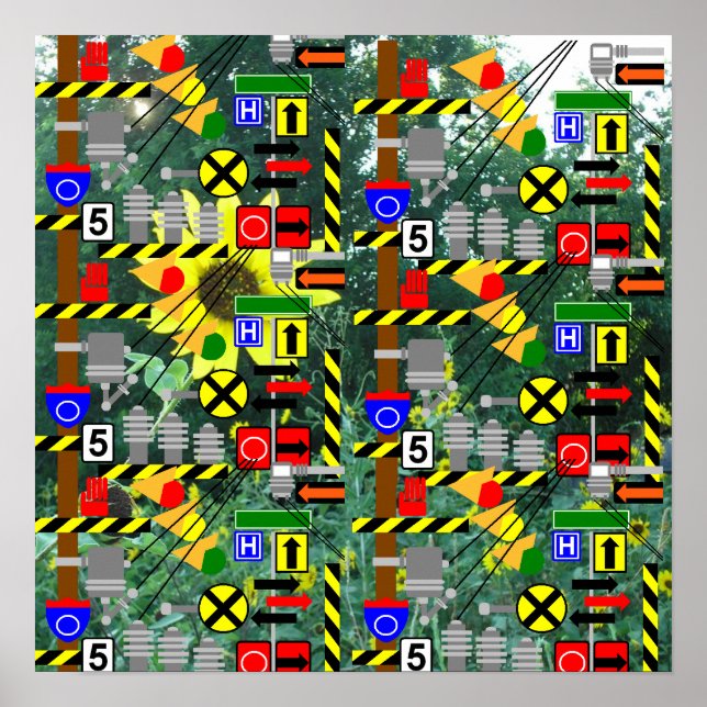 City Clutter Poster (Vorne)