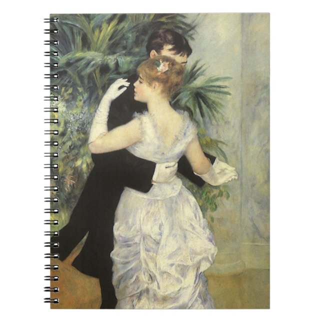 City Dance by Pierre Renoir, Vintage Kunst Notizblock (Vorderseite)