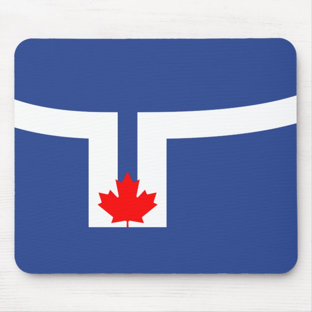 City Flag of Toronto (Canada) Mousepad (Vorne)