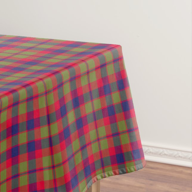 City Glasgow Tartain Kariert Green Blue Tischdecke (Beispiel)