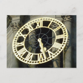 City Hall Clock. Cardiff, Wales, Vereinigtes König Postkarte