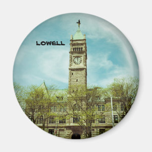 CITY HALL LOWELL MASSACHUSETTS MAGNET