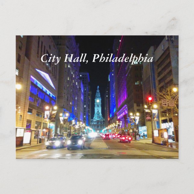 City Hall Postcard Postkarte (Vorderseite)