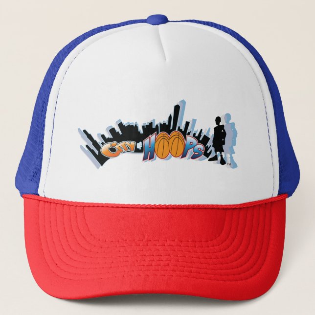 City Hoops Trucker Hut Truckerkappe (Vorderseite)