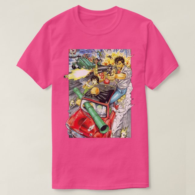 City Hunter Ryo Saeba Team T-Shirt (Design vorne)