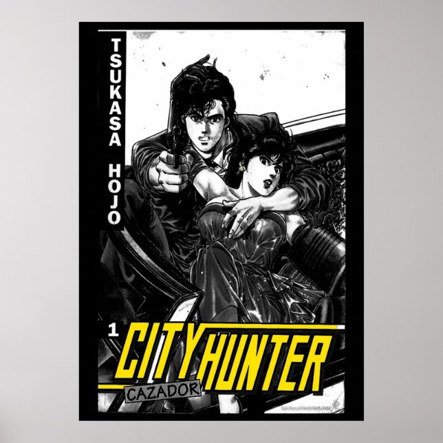 City Hunter Vintag 80er Poster (Vorne)