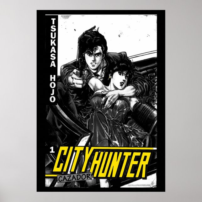 City Hunter Vintag 80er Poster (Vorne)