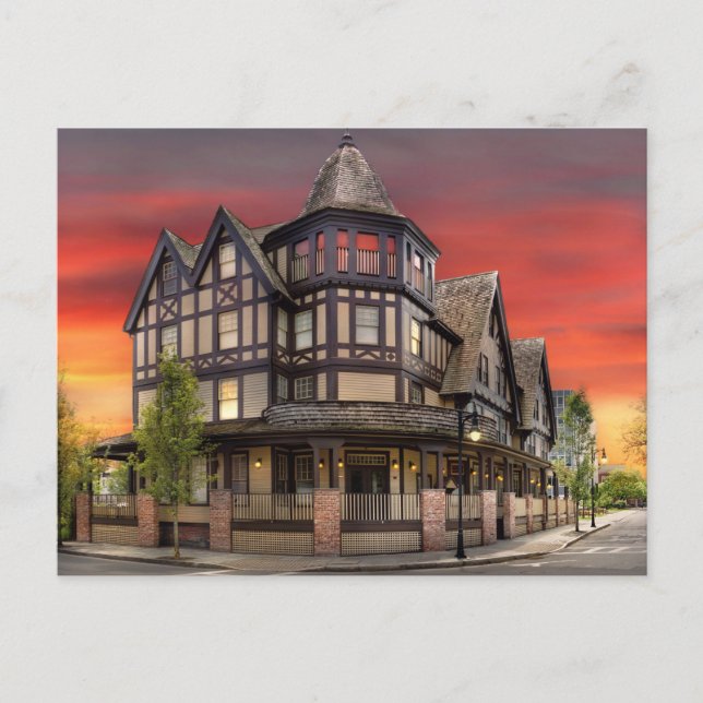 City - Kingston, NY - The Kirkland Hotel Postkarte (Vorderseite)