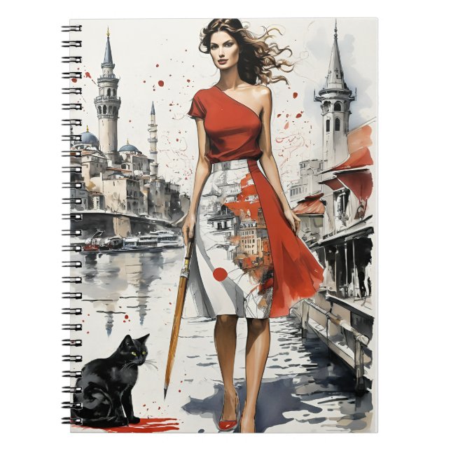 City Lady Notizblock (Vorderseite)