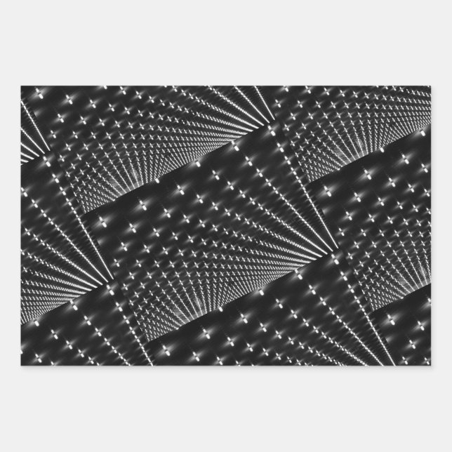 City Lichter als auffälliges Verpackungspapier! Geschenkpapier Set (Vorderseite)