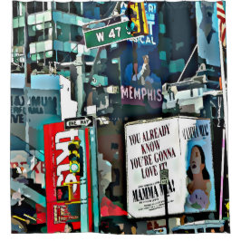 City Life NYC Duschvorhang