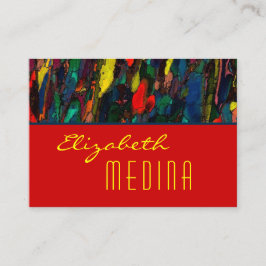 City Life ~ UNISEX Business Cards 3,5" x 2,5" Visitenkarte