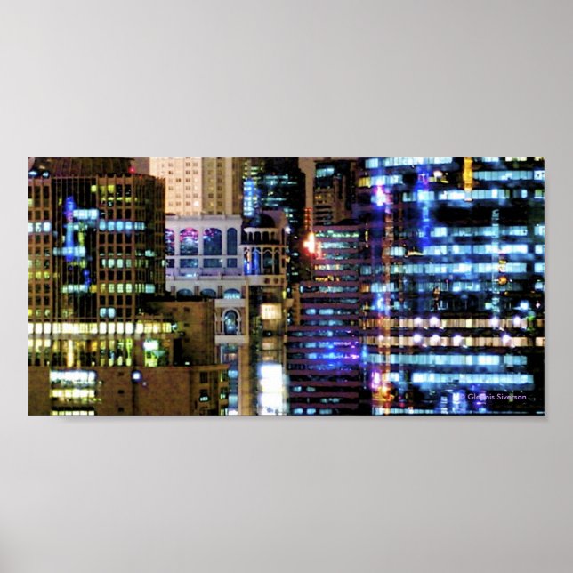 City Lights Poster (Vorne)