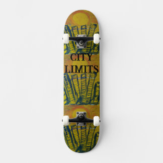 CITY LIMITS SKATEBOARD DESIGN PAR PAULA REILLY.
