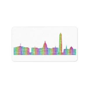 city_line_04_USA_Washington Adressaufkleber