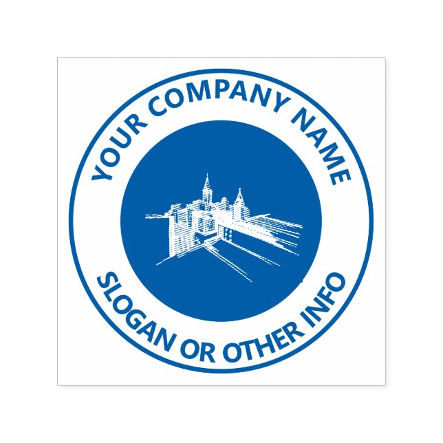 City-Logo für Unternehmen Permastempel (Design)