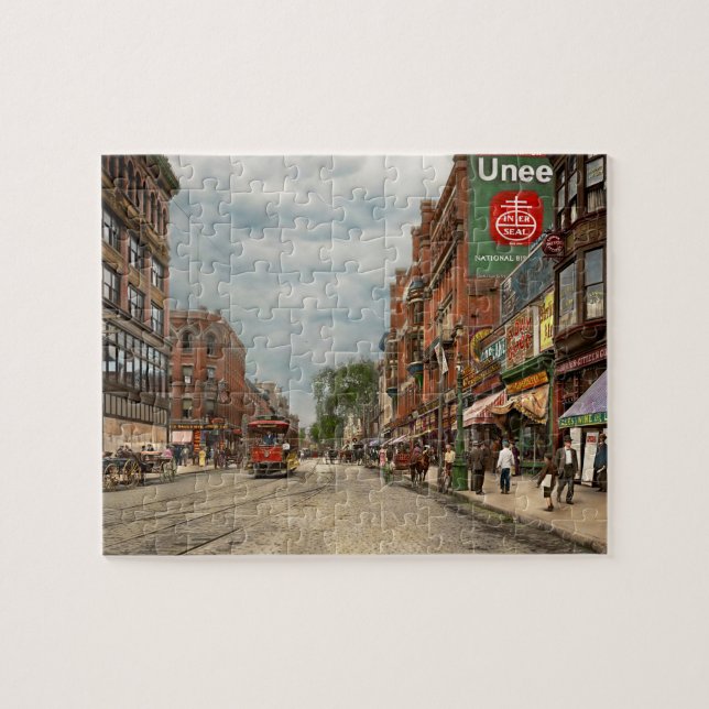 City - Lowell MA - Ein Damm gutes Unternehmen 1908 (Horizontal)