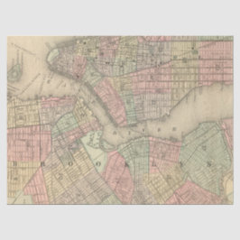 City Map Design 6 Seidenpapier