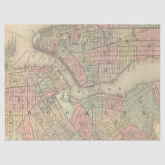 City Map Design 6 Seidenpapier