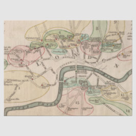 City Map Design 8 Seidenpapier