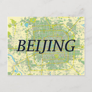 CITY MAP POSTCARDS filmen in Beijing Postkarte