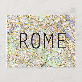 CITY MAP POSTCARDS in Rom Postkarte