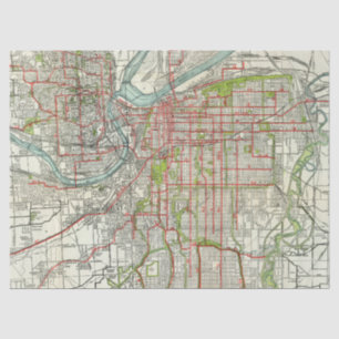 City Map Series Design 10 Seidenpapier
