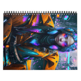 CITY NEON GIRL KALENDER
