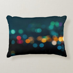 City night light blur bokeh, defocused backgrounda dekokissen