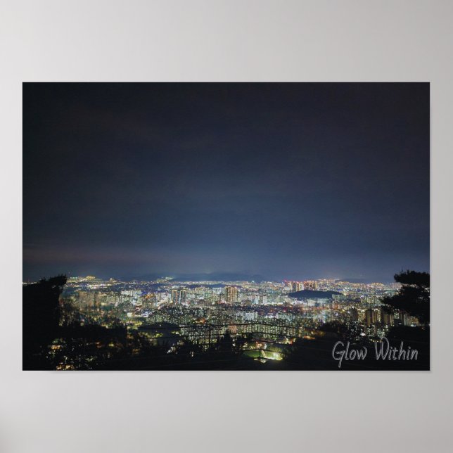 City Night Lights Poster (Vorne)