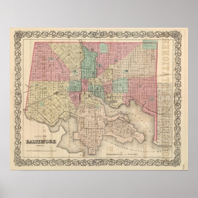 City of Baltimore, Maryland Poster (Vorne)