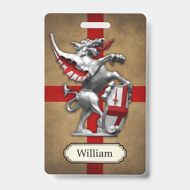 City of London Dragon Personalized Ausweis (Front)