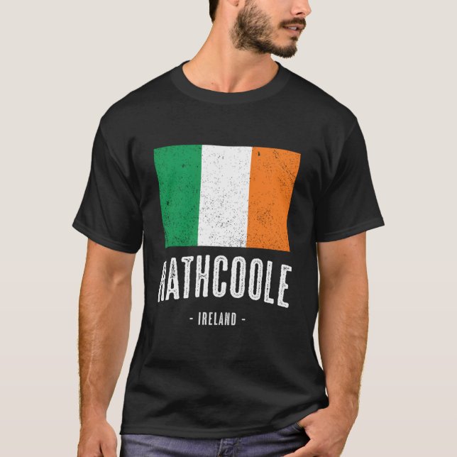 City Of Rathe Ireland Irish Flag T-Shirt (Vorderseite)
