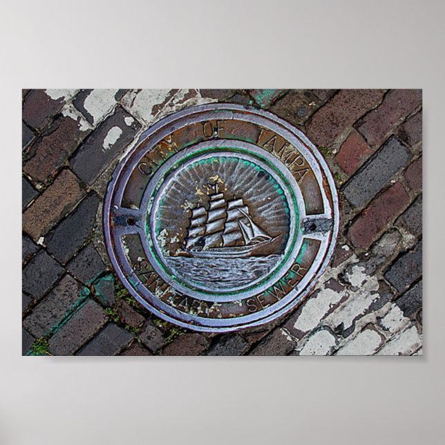 City of Tampa storm water cover Poster (Vorne)
