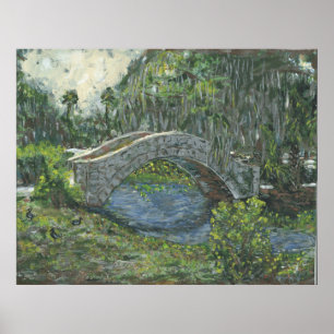 City Park Stone Bridge Poster