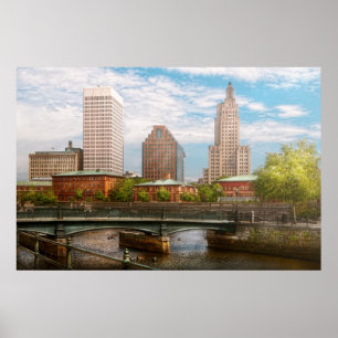 City - RI - Providence - The city of Providence Poster
