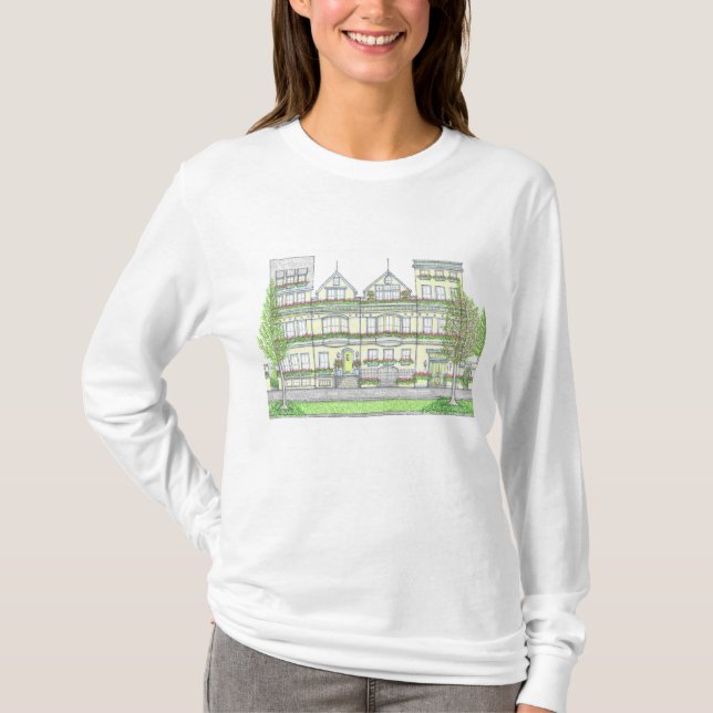 City Rowhome Long Sleeve Tshirt (Vorderseite)