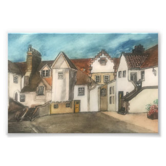 City Scape Edinburgh Nah Print von John Gilholly Fotodruck