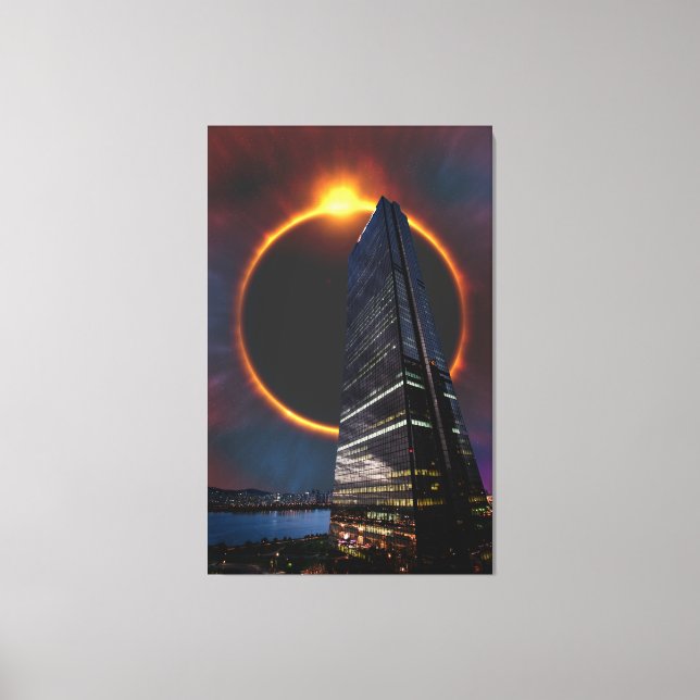 City Scrape Canvas Print Leinwanddruck (Vorderseite)