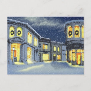 City Sidewalks Postkarte