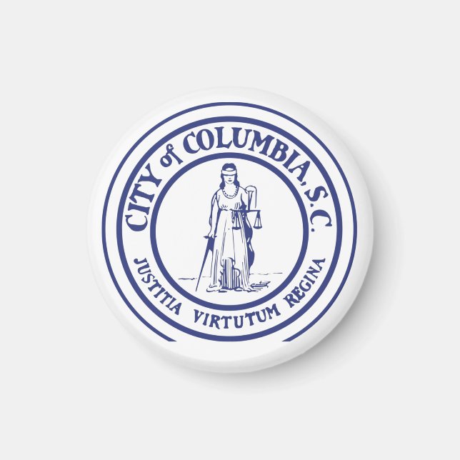 City Siegel - Kolumbien, South Carolina Magnet (Vorne)