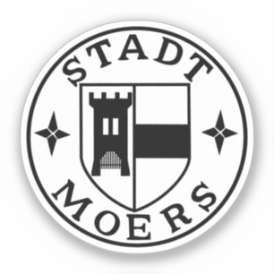 City Siegel Moers, Deutschland Aufkleber