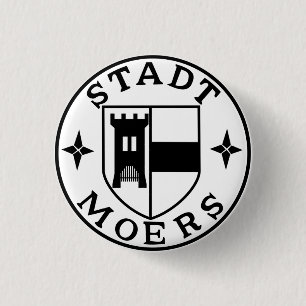 City Siegel Moers, Deutschland Button