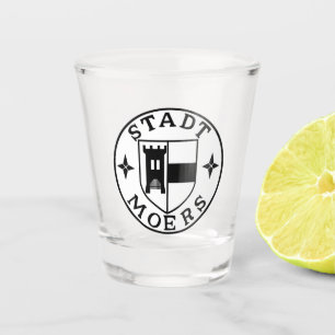 City Siegel Moers, Deutschland Shot Glass Schnapsglas