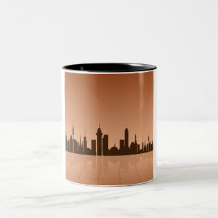 City Skyline À Dawn Mug
